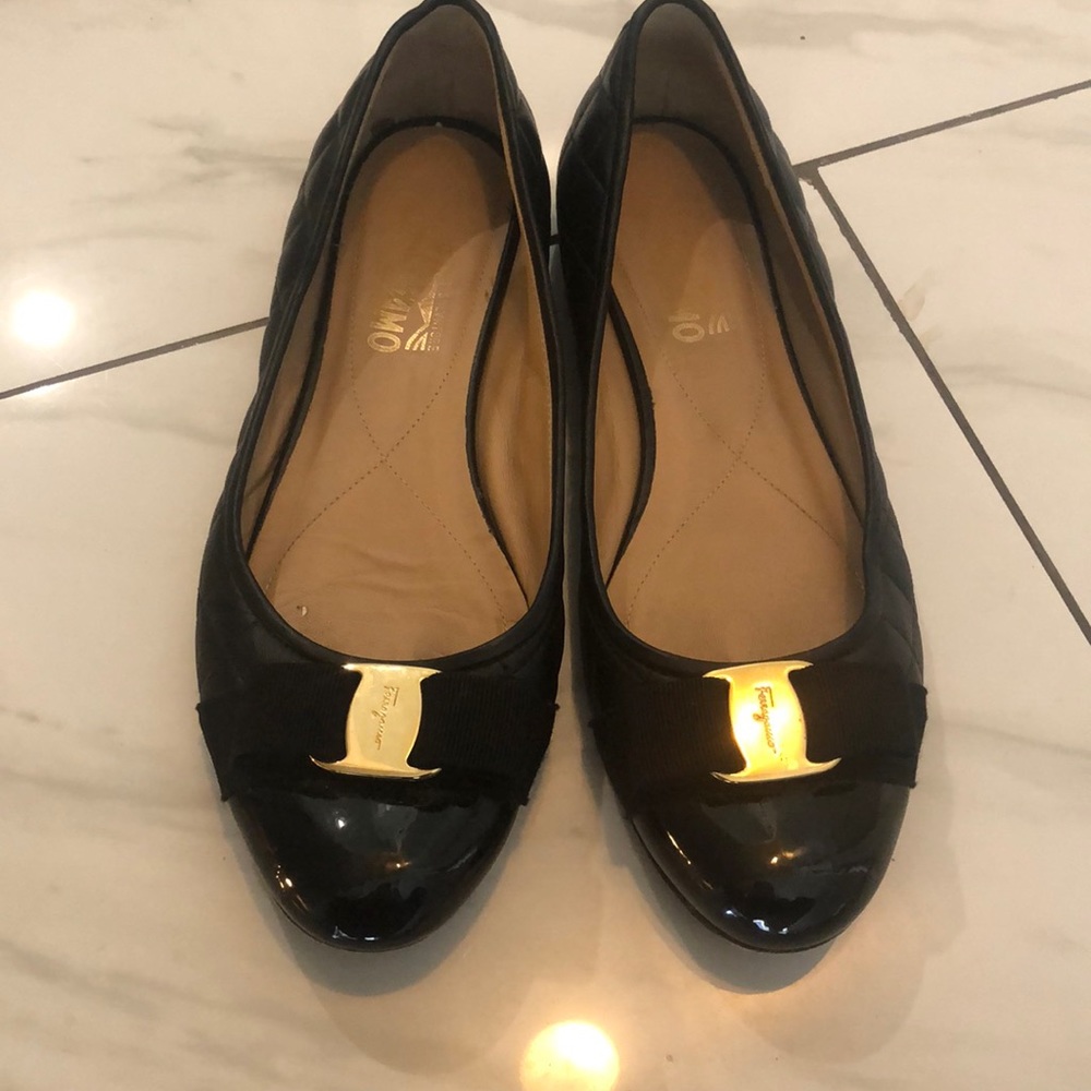Ferragamo Quilted Flats